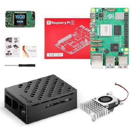 【平行輸入品】RasTech for Raspberry Pi 5 Kit 16GB RAM wit...