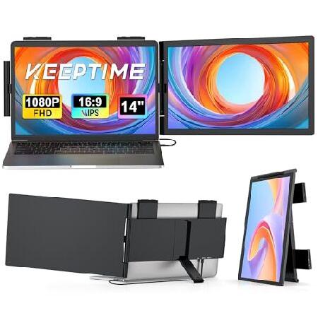 【平行輸入品】KEEPTIME Laptop Screen Extender, 14" 1080P ...