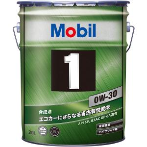 Mobil（モービル） モービル1 0W-30 20L×1缶 ペール缶 API SP ILSAC GF