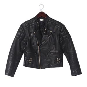 Paul Smith ポール・スミス ライダースジャケット サイズL レザージャケット 中綿 キルティング ブラック ブランド古着
