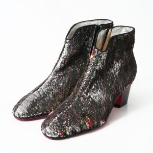 Christian Louboutin クリスチャンルブタン ブーツ サイズ36.5 スパンコール コンフォートブーツ
