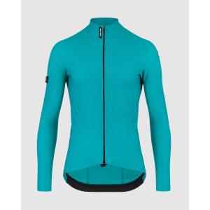 アソス Assos  メンズ サイクルジャージ Mille GT Spring Fall C2 Jersey(TurquoiseGreen) / 長袖 防風 撥水 フリース 秋・冬用｜WBSワールドバイクサプライ