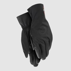 アソス Assos サイクル グローブ RSR Thermo Rain Shell Gloves(BlackSeries) / 防風 防水 指付き ロンググローブ 秋・冬用｜tradeinjp