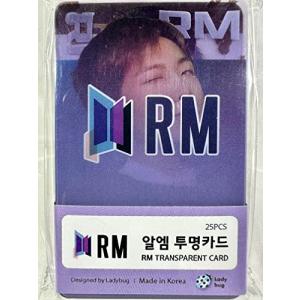 RM アールエム RAP MONSTER ラップモンスター - BTS 防弾少年団 グッズ ／ 透明 フォトカード TRANSPARENT CARD 25枚セット
