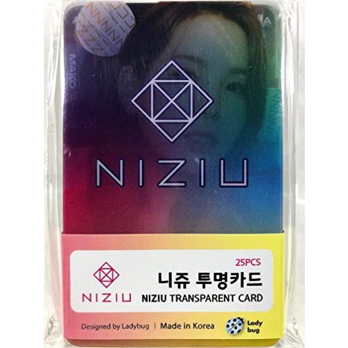 NiziU グッズ ／ 透明 フォトカード TRANSPARENT CARD 25枚セット [Tra...