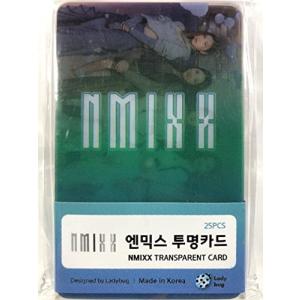 NMIXX エンミックス グッズ／透明 フォトカード TRANSPARENT CARD 25枚