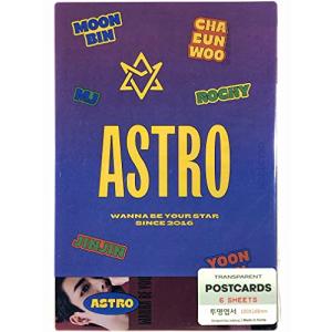 ASTRO アストロ グッズ ／ 透明 ポストカード Transparent Post Card 6枚セット [TradePlace K-POP 韓国製]｜tradeplace