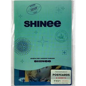 SHINee シャイニー グッズ ／ 透明 ポストカード Transparent Post Card 6枚セット [TradePlace K-POP 韓国製]