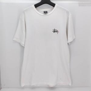 【中古】 ステューシー STUSSY ホワイト サイズL メンズ 半袖Ｔシャツ コットン 05w14095