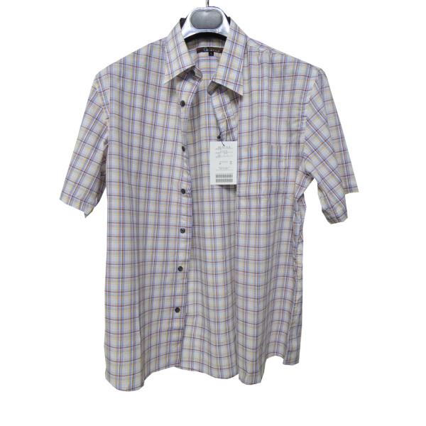 メンズ 半袖 シャツ レギュラーカラー GE-STYLE 8987