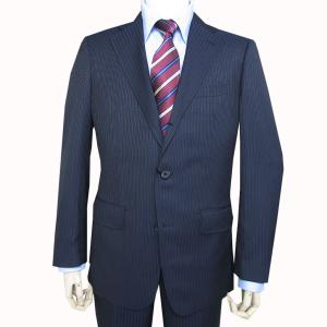 シングルスーツ メンズ 春夏 REDA ミディアムグレーストライプ OXFORD