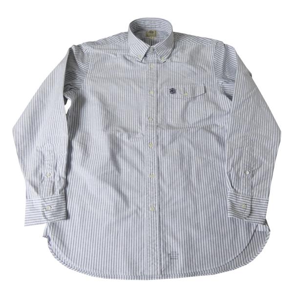 J.PRESS(ジェイプレス) ボタンダウンシャツ メンズ長袖ワイシャツ オックスフォード オーバル...