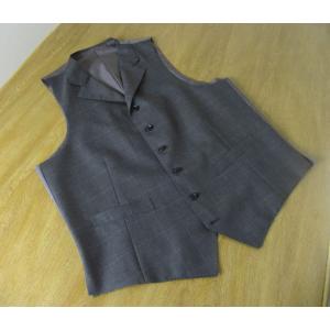 秋冬 メンズ ツイード ベスト ガンクラブチェック 2252 : TRAD HOUSE