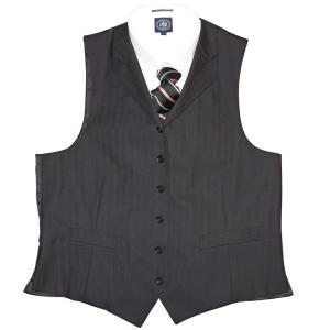 新品  ベスト メンズ Sサイズ ブラック ジレ オッドベスト メンズ前開きべスト、ジレ 春夏 コードレーン サックス