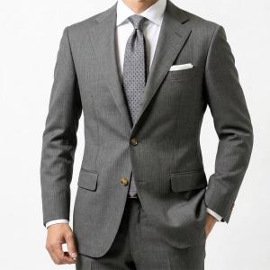 シングルスーツ メンズ 春夏 ストライプ グレー 0215 AB4サイズ LEGMAN