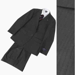 シングルスーツ メンズ 春夏 2つボタンスーツ チャコールグレー ストライプ 2818 Ermenegildo Zegna｜tradhousefukiya