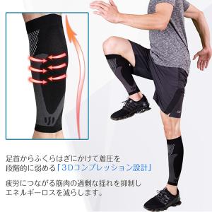 ふくらはぎサポーター 2枚組(1足) スポーツ...の詳細画像3