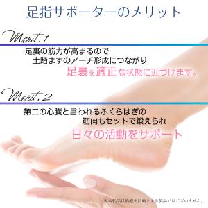 足指 サポーター 足指を広げる ストレッチ セ...の詳細画像4