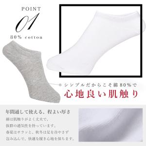靴下 メンズ くるぶし 下 丈 ソックス 6足...の詳細画像2