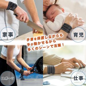 手首 サポーター リスト バンド 腱鞘炎 固定...の詳細画像3