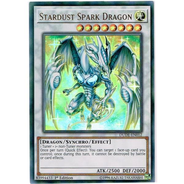 Stardust Spark Dragon (閃こう竜 スターダスト)　【UR】　DUDE-EN01...