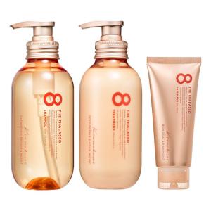 エイトザタラソ 金木犀 モイストシャンプー&amp;モイストトリートメント ミニヘアマスク付き 限定キット キンモクセイの香り 475mL/475m