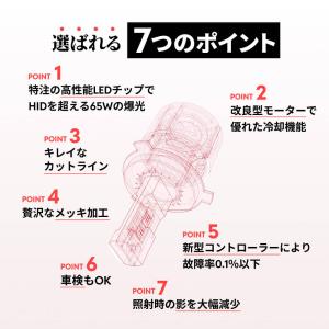 H4 LED バルブ ヘッドライトD4S H1...の詳細画像3