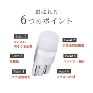 T10 バルブ LED ポジション ライト 1...の詳細画像1