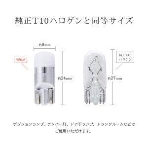 T10 バルブ LED ポジション ライト 1...の詳細画像3