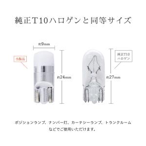 T10 バルブ LED ポジション ライト 1...の詳細画像3