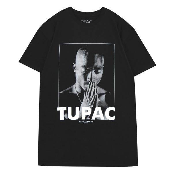 2PAC トゥーパック Tupac Praying Tシャツ BLACK