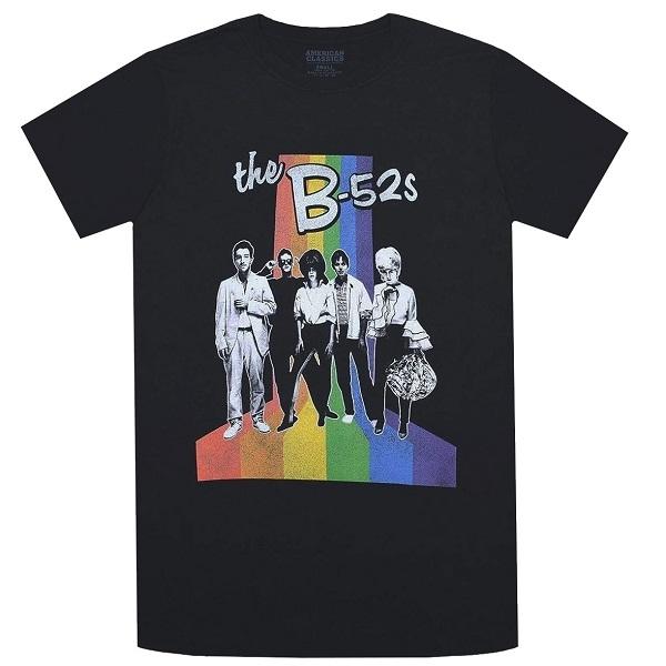 THE B-52&apos;s ビーフィフティートゥーズ Band &amp; Rainbow Tシャツ