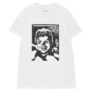 ブラック フラッグ Tシャツ Black Flag Police Story 白 正規品 ロック 