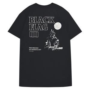ブラッグ フラッグ・BLACK FLAG・DAMAGED・ブラック・Tシャツ・ロックT