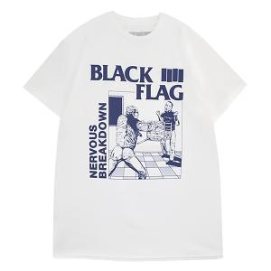 ブラッグ フラッグ・BLACK FLAG・NERVOUS BREAKDOWN・Tシャツ・ロックT