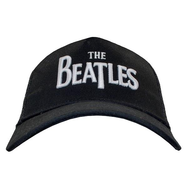THE BEATLES ビートルズ Drop T Logo &amp; Apple メッシュキャップ