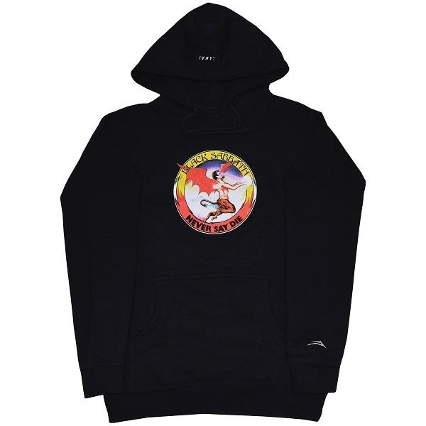 BLACK SABBATH × LAKAI Never Say Die プルオーバー パーカー