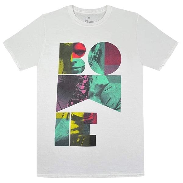 DAVID BOWIE デヴィッドボウイ Colour Sax Portrait Tシャツ