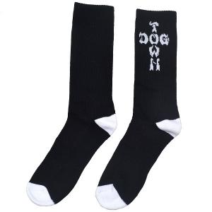 DOGTOWN Crew Socks ソックス BLACK｜tradmode
