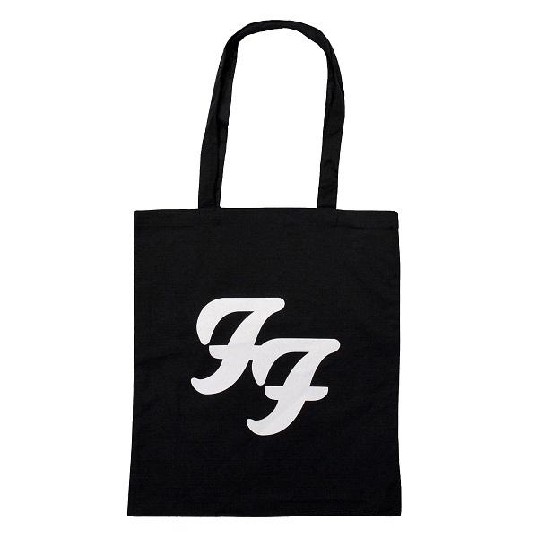 FOO FIGHTERS フーファイターズ White FF トートバッグ