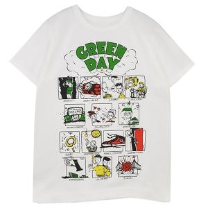 GREEN DAY ツアーTシャツ Lサイズ ホワイト ROCK OFF 【公式新品】GREEN DAY - 1994 TOUR グリーンデイT