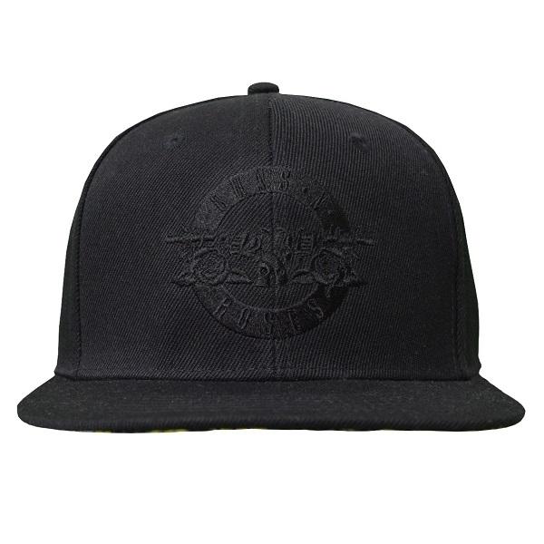 GUNS N' ROSES ガンズアンドローゼズ スナップバックキャップ Circle Logo オ...