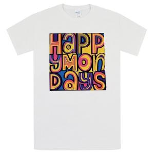 HAPPY MONDAYS ハッピーマンデーズ Classic Logo Tシャツ WHITE
