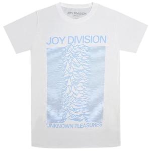 JOY DIVISION ジョイディヴィジョン Unknown Pleasures Blue On White Tシャツ｜GEEKHEAD