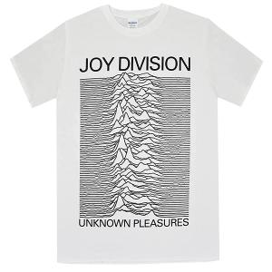 B品 JOY DIVISION ジョイディヴィジョン Unknown Pleasures Tシャツ WHITE｜tradmode