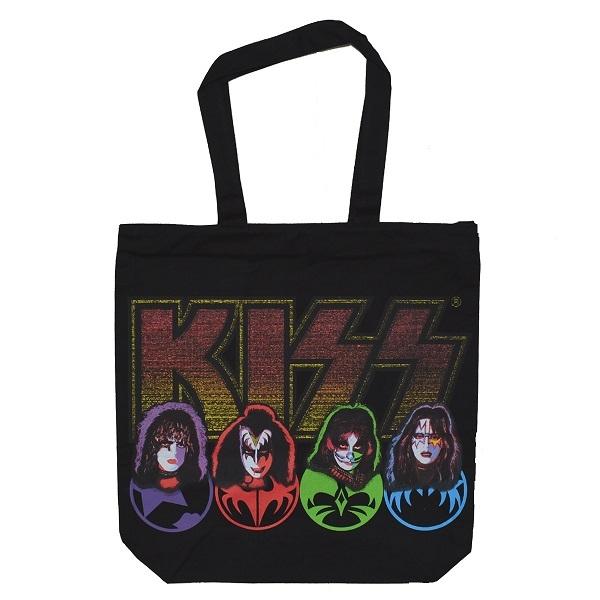 KISS キッス Faces &amp; Logo トートバッグ
