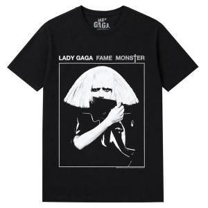 ロックTシャツ バンドTシャツ パンク Lady Gaga レディー ガガ 婦警 M