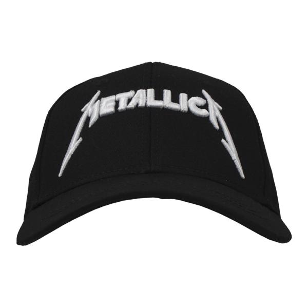 METALLICA メタリカ Text &amp; M Logos スナップバックキャップ