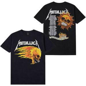 メタリカ・METALLICA・FLAMING SKULL TOUR 94・Tシャツ・メタルTシャツ