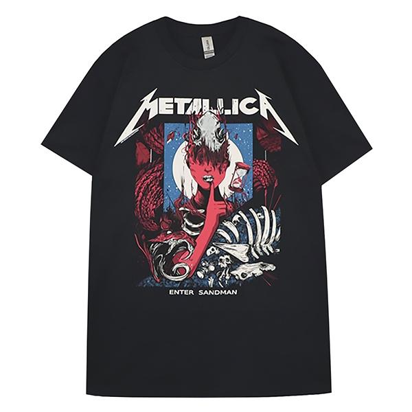 METALLICA メタリカ Enter Sandman Poster Tシャツ